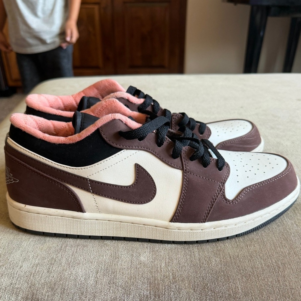 Air Jordan 1 Low SE Mocha DC6991-200 Mens 11 Dark Chocolate Canyon Rust